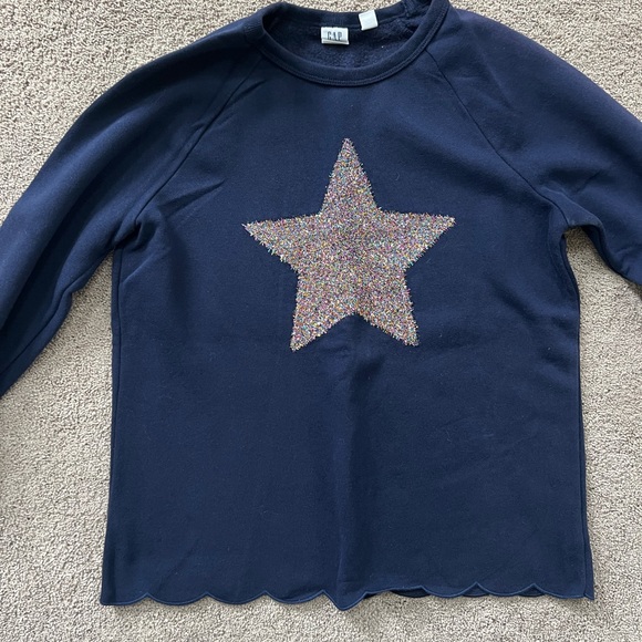 GAP Other - GAP Kids Navy Long Sleeve Tee with Multicolor Star